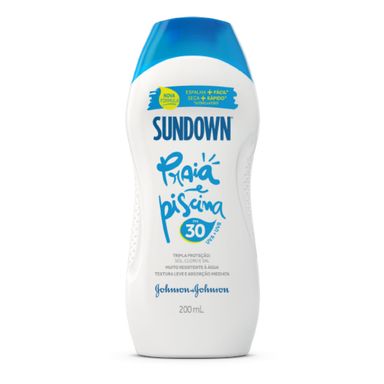 Protetor Solar Sundown Praia e Piscina FPS30 200ml - VENCIMENTO OUTUBRO 2026