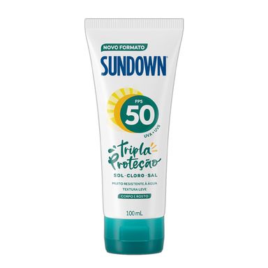 Protetor Solar Sundown Tripla Proteção FPS50 100ml