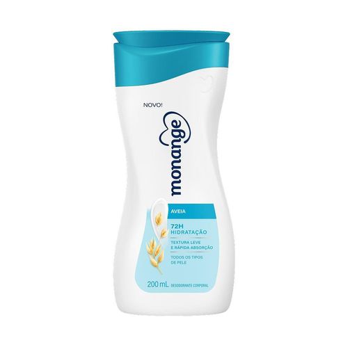 Creme Hidratante Corporal Monange Iogurte Com Aveia 200ml