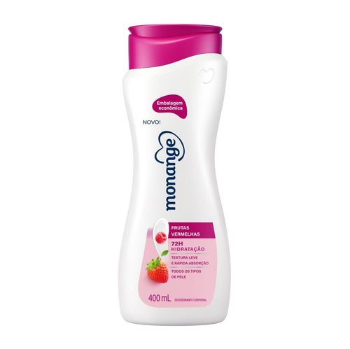 Creme Hidratante Corporal Monange Frutas Vermelhas 400ml