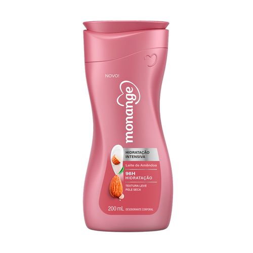 Creme Hidratante Corporal Monange Leite De Amêndoas 200ml