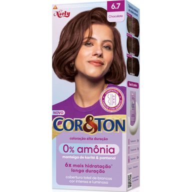 Tintura Cor & Ton 0% Amônia Chocolate 6.7
