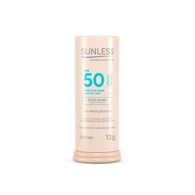 Protetor Solar Facial Sunless Stick Com  Base Extra Clara 12g