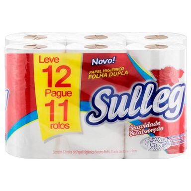 Papel Higienico Sulleg Folha Dupla 30 Metros Leve Mais Pague Menos