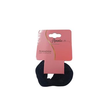 Elástico Para Cabelo Annie Rabico Lycra Preto
