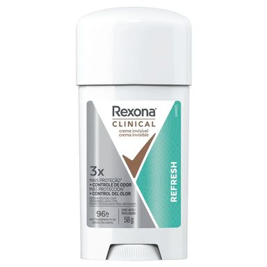 Desodorante Antitranspirante Rexona Stick Clinical Refresh 58g