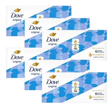 Kit Sabonete Em Barra Dove Branco Original - 36 Unidades 90g