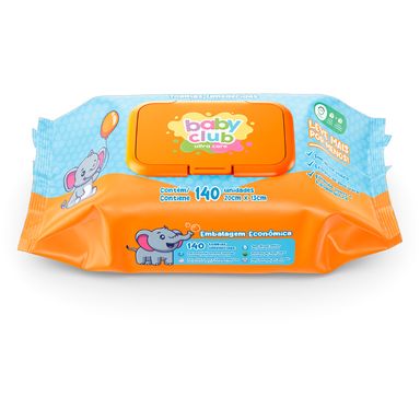 Toalha Umedeciada Baby Club Ultra Care 140 Unidades