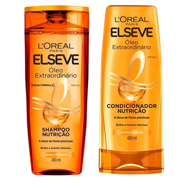 Kit Elseve Óleo Extraordinário Shampoo 400ml + Condicionador 400ml