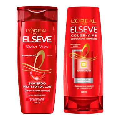 Kit Elseve Color Vive Shampoo 400ml + Condicionador 400ml