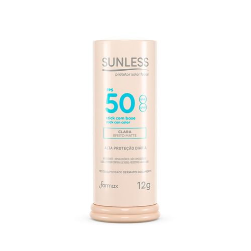 Protetor Solar Facial Sunless Stick Com Base Clara 12g