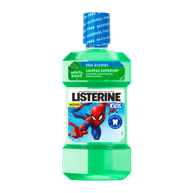 Enxaguante Bucal Listerine Kids Menta Suave Homem Aranha 250ml