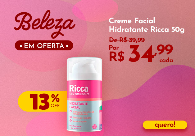 Creme facial Ricca