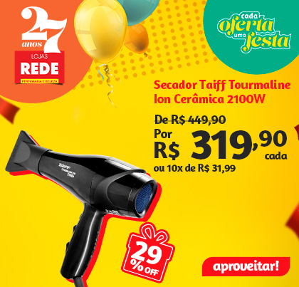 Secador Taiff Tourmaline Ion Cerâmica