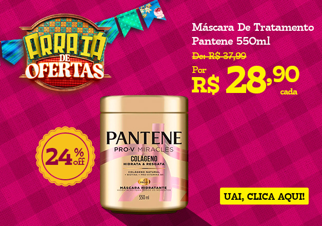 Máscara pantene 550ml