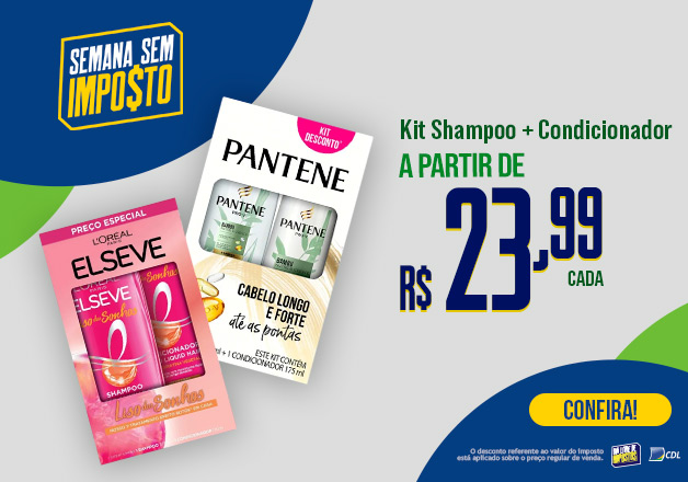 Kit Shampoo+Cond. a partir de 23,99