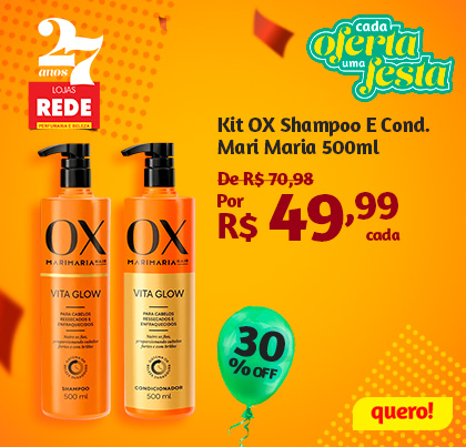 Kit Pump Ox Shampoo + Cond