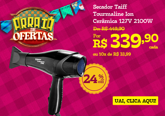 Secador Taiff Tourmaline Ion