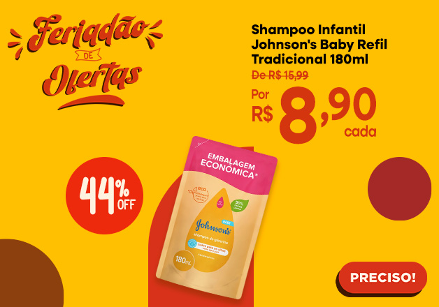 Shampoo Infantil Johnson's Baby refil