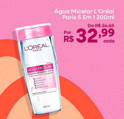 Água Micelar L'Oréal