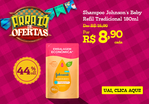 Shampoo Infantil Johnson's Baby refil