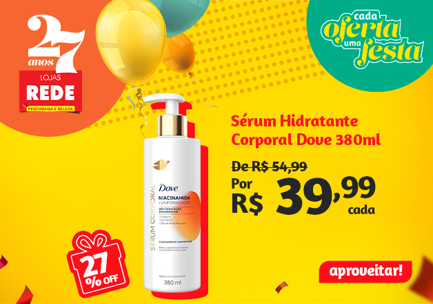 loção hidratante dove serum corporal 380ml