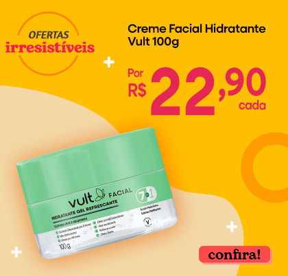 Creme Facial Hidratante Vult 