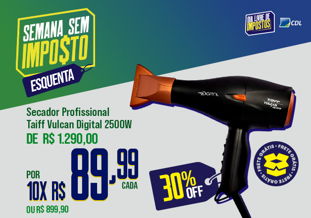 Secador Profissional Taiff Vulcan