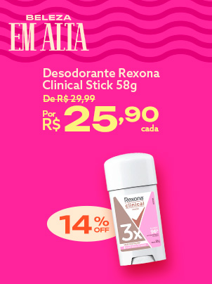 Desodorante Rexona Clinical Stick