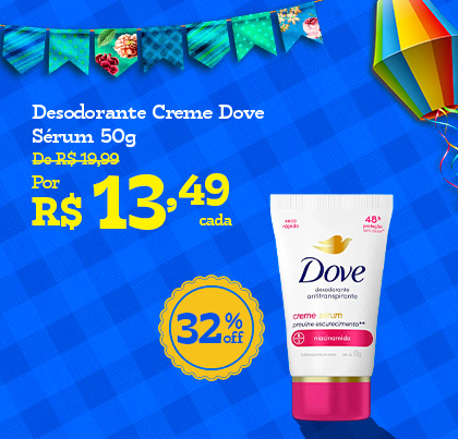 Desodorante Dove Sérum50g