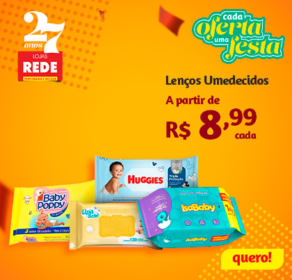 Lenços Umedecidos a partir de 8,99