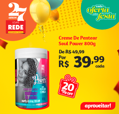 Creme De Pentear Soul Power 800g