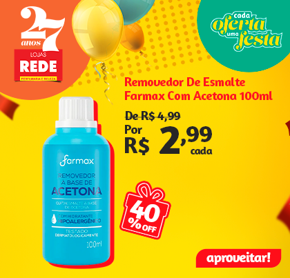 Removedor De Esmalte Fortti 