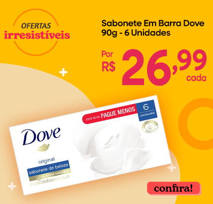 Sabonete em Barra Dove 