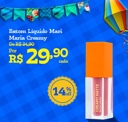 Batom Líquido Mari Maria Creamy