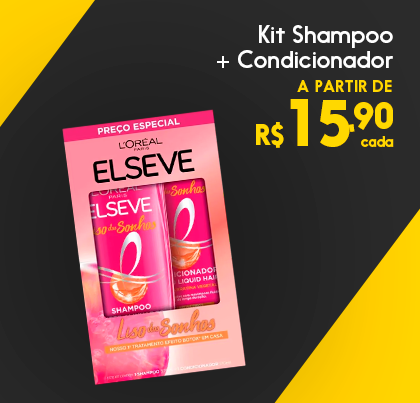 Kit Sh + Cond a partir de R$ 15,90