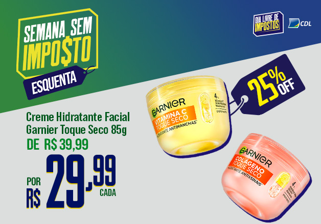 Creme Facial Hidratante Garnier 