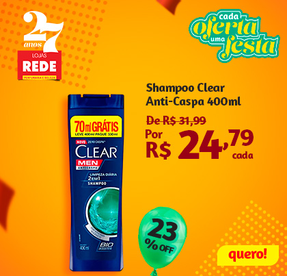 Shampoo Clear 400ml