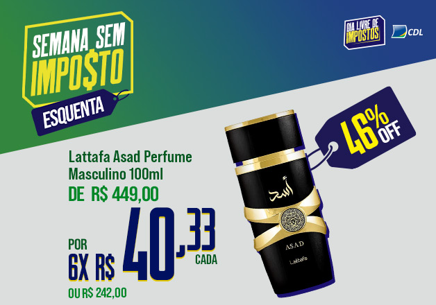Lattafa Asad Eau de Parfum Masculino 