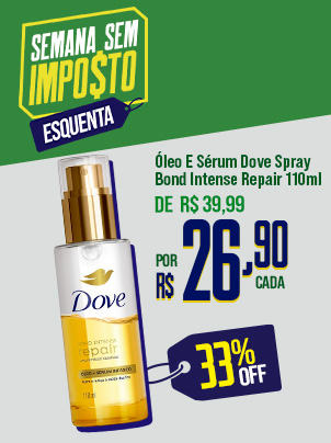 Óleo E Sérum Dove Spray Bond Intense Repair 110ml