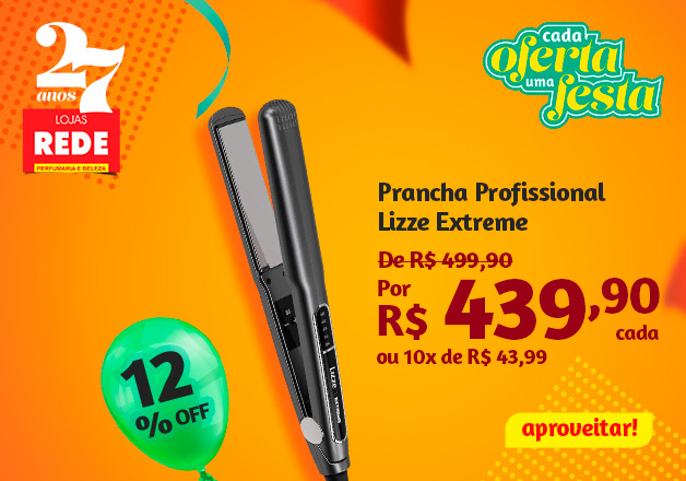 Prancha Prof. Lizze Extreme