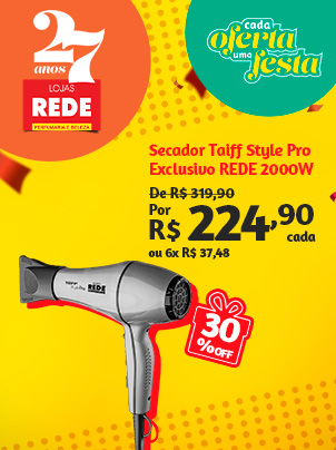 Secador Taiff Style PRO Exclusivo REDE