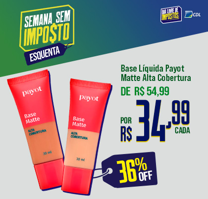 Base Liquida Matte Alta Cobertura Payot 