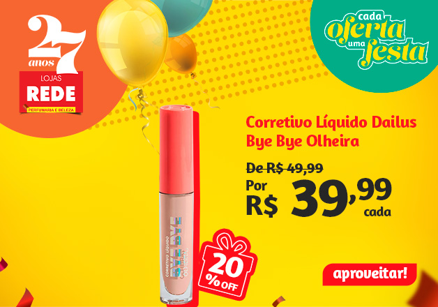 corretivo líquido dailus bye bye