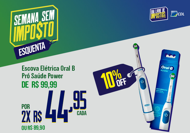 Escova Elétrica Oral B Pro 