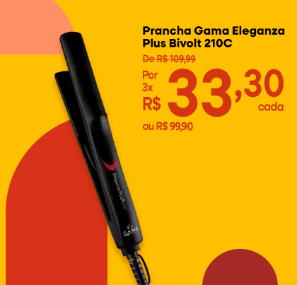 Prancha Gama Eleganza