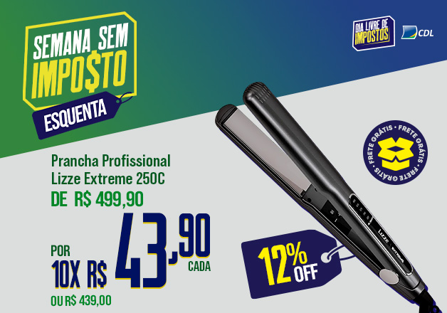 Prancha Profissional Lizze Extreme