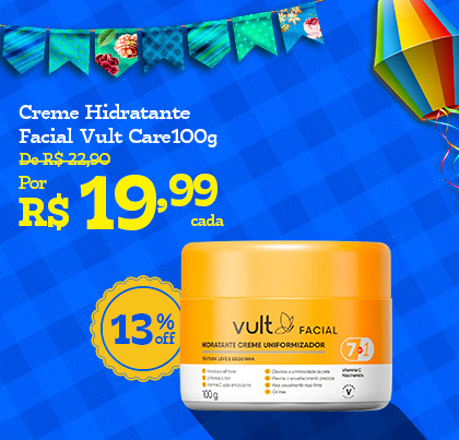 Creme Hidratante Facial Vult Care