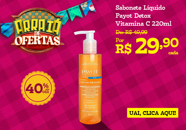 Sabonete Líquido Payot Detox Vitamina C