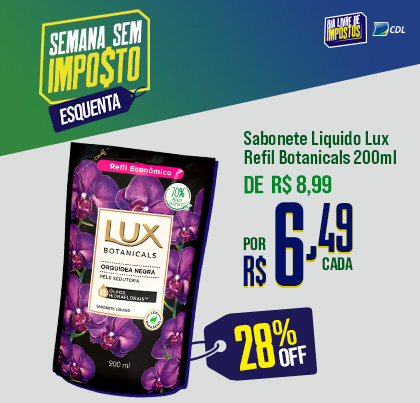 Sabonete Líq Lux Refil 200 ml 